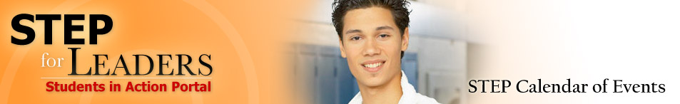 Students in Action Portal - STEP Calendar of Events